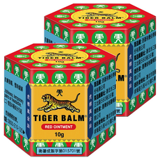 TIGER BALM 虎標 萬金油 紅, 10g, 2罐