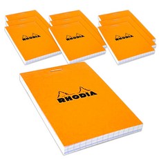 RHODIA 網格便箋簿 NO.13 80 張, 10個, 橘子