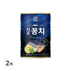 사조 꽁치 통조림, 300g, 2개