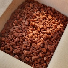 위드블럭 현무암 화산석 송이석 자갈 10-20mm 레드, 1개, 20kg