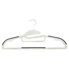 無痕防滑多功能衣架 開口款 16入, 41 x 21cm, 靜謐灰