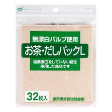 zenmi 茶包袋無漂白-32枚，一次性茶濾袋，方便快捷，適用各種茶葉，安心享受，經濟實惠, 單色, 1入