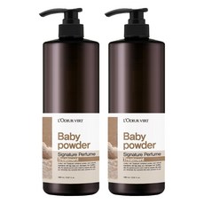 로더베르 시그니처 퍼퓸 트리트먼트 베이비파우더, 1000ml, 2개