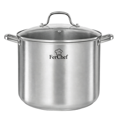 FerChef 大型湯鍋 18L, 銀色, 32cm, 1個