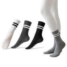 Soyo Shop 防滑皮拉提斯瑜珈襪 3雙入