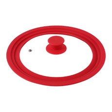 多用途鍋蓋 紅色, 28厘米, 1個