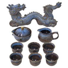 雲水月如意 自動茶具 Set, 陶瓷茶具, 1組