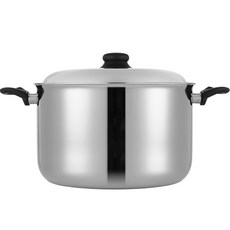 EDELKOCHEN 電磁爐適用雙耳3層304不鏽鋼湯鍋 300ULTIMD301, 單色, 30cm