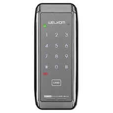 솔리티 웰콤 스마트 보조키 손잡이 없음 도어락, WRT300, 방문설치