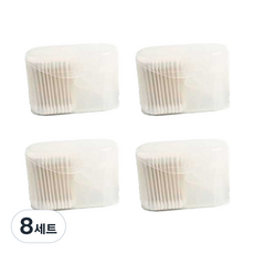 다용도 일회용 치실 화이트 50p +면봉 100p 세트, 8세트