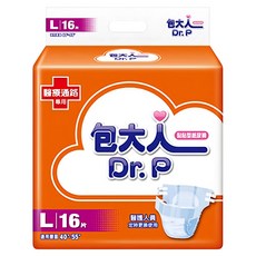 Dr.P 包大人 醫彩包 褲型成人紙尿褲 L 16片 適用腰圍40-55吋, 1包