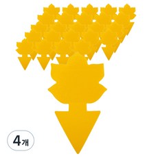 소비르 화단 가든 인섹트트립 벌레 끈끈이 19 연꽃 11호, 4개, 25개입