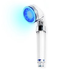 VitaGRAM LED溫感變色增壓省水蓮蓬頭, 1個, 白色