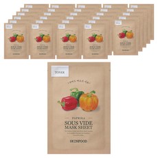 SKINFOOD 舒肥面膜 紅甜椒 18g, 1入, 30個