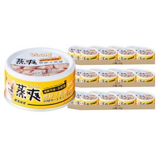 Vi.Chi 蒸爽機腿犬餐罐 皮毛保健, 80g, 72個, 雞腿肉 + 玉米筍 + 維他命E