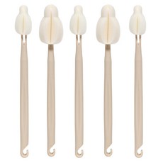 MPL Mix Bubble 泡泡奶瓶刷 小型3入 + 大型2入 組, 米色, 1套