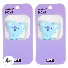 BT21 大型夾子 第2彈 KOYA, 1入, 4個