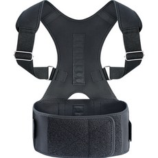 黏貼型背部支撐固定帶 黑色, 1個