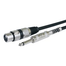 해밀 XLR 캐논 고급형 마이크 케이블 암 & 5.5모노 수 2m, 04번, 혼합색상, 1개