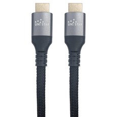 UNI STAR HDMI協會認證 超高畫質影音線 公對公 8K 120Hz 高速傳輸 適用於電視/電腦/喇叭, UHI-007, 1條