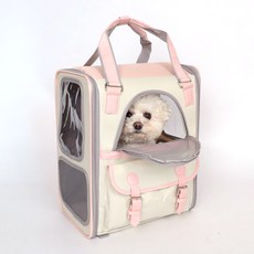 DING DONG PET 寵物舒適後背包, 粉紅色