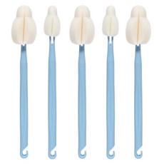 MPL Mix Double Bubble 奶瓶刷 3入 + 奶嘴刷 2入 組, 藍色, 1套