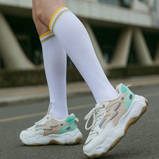 Uugolf 女子高爾夫壓縮及膝襪 4 雙裝, 白色