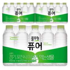 풀무원 퓨어 무라벨 생수, 330ml, 60개