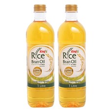 Kingriceoil King 特級玄米油, 2個, 1L