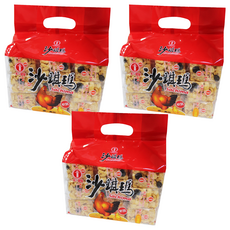 卡賀 雞蛋沙琪瑪 入口即化 齒頰留香, 560g, 3袋