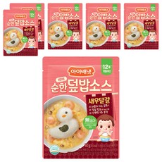 아이배냇 베베 순한 덮밥소스, 50g, 6개, 혼합맛(새우/달걀)