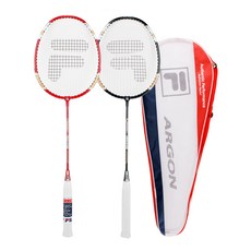 휠라 아르곤 배드민턴 라켓 2p + 케이스 랜덤 발송 세트 M4EQY505X, 1세트
