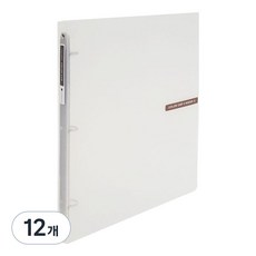 에코청운 칼라칩 미니 O링 바인더 3공 A4 2cm, 투명, 12개 투명, 12개