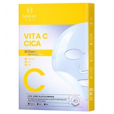 MIRAE 未來美 超級雙C美白修護生物纖維面膜 105ml, 3片, 1組