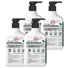 Dr.ato 孩童三重玻尿酸身體保濕乳 適用乾性肌膚, 267ml, 4瓶