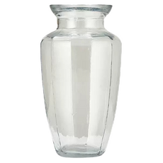 KUIBAO 快豹生活 Vintage 中古風玻璃花瓶, 透明色