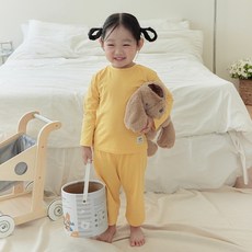 [Agabang] Dear Baby 兒童 Agabang版 Dear 舒適家居服上下套裝 57R057608