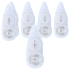 sun-star mitte霧透迷你修正帶, 白色, 6個