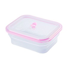 Partita 帕緹塔 全矽膠伸縮保鲜盒 粉色 270g 1500ml, 1個, 1個