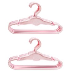 三麗鷗 兒童浮雕衣架5個 KT019501, HELLO KITTY 粉色, 2組