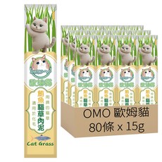 OMO 歐姆貓 貓草肉泥, 1套, 1.2kg, 鮪魚