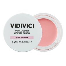 VIDIVICI 花瓣光澤霜狀腮紅 6g, 1個, 4 牡丹牛奶