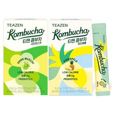 티젠 콤부차 파인애플 10p + 샤인머스캣 10p, 1세트, 5g, 10개입