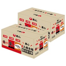 NONGSHIM 農心 辛拉麵120g 4包 + 安城湯麵125g 2包 + 辛拉麵 辣白醬風味137g 2包, 16包