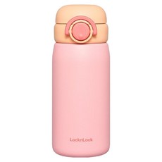 락앤락 스쿨핏 스위치캡 텀블러 LHC3384, 핑크(LHC3384PIK), 380ml, 1개