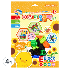 오즈토이 내친구 아리 퍼즐 조각 블럭 ar-301y-19, 혼합색상, 4개