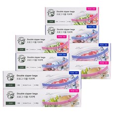 SINCERELY Frog 雙層夾鏈袋, 2套, 大(L)