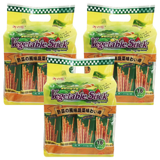御之味 蔬菜棒棒餅, 256g/袋, Set 16包, 豐富蔬菜, 酥脆口感, 方便攜帶, 3袋