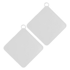 YoGoMoJi 廚房 浴室 防臭矽膠排水孔蓋 2入, 白色