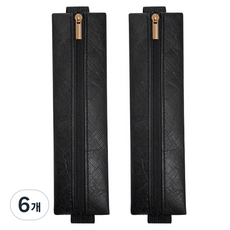 미소로운 다이어리 펜홀더 밴드 19.5 x 5 x 0.5 cm, 블랙, 6개